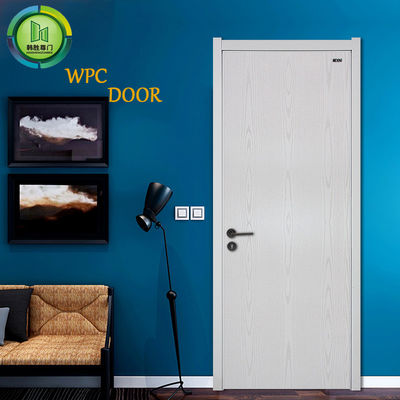 Bom preço. Uso residencial do quarto da espessura das portas 45mm da entrada impermeável WPC on-line