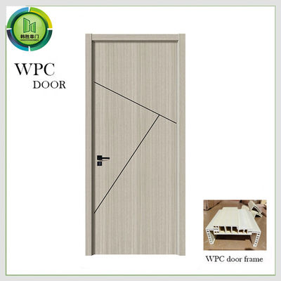 Bom preço. Porta WPC resistente à humidade Design insonorizado Isolamento térmico on-line