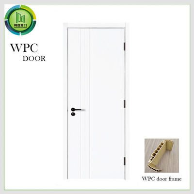 Bom preço. Portas WPC brancas de composição para quartos resistentes a impactos 2100mm comprimento on-line