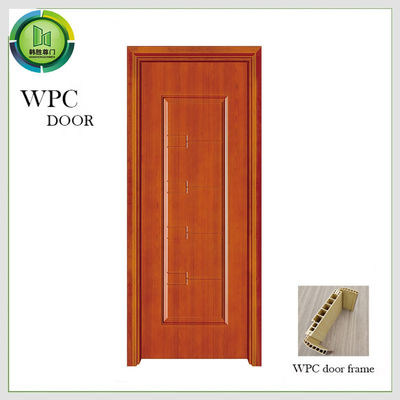 Bom preço. Umidade - uso liso do apartamento da espessura do à prova de água 45MM da porta da prova WPC on-line