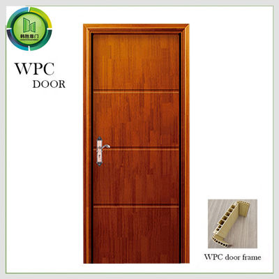 Bom preço. Porta interior WPC resistente a mofo, à prova de cupins e à prova d'água e porta oca composta para casas modernas on-line