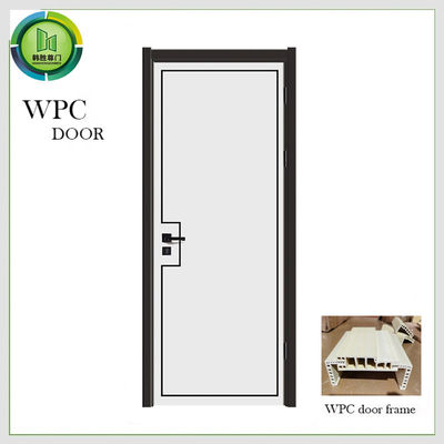 Bom preço. O CE liso à prova de som do à prova de água da porta da entrada WPC certificou o uso do quarto on-line