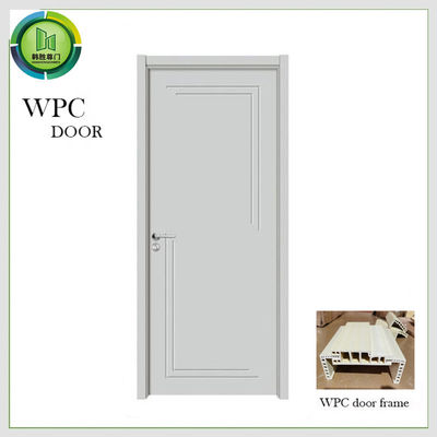 Bom preço. Fogo do OEM - uso nivelado branco do hotel da resistência de umidade da porta lisa retardadora de WPC on-line