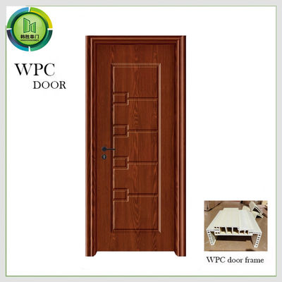 Bom preço. Fogo de madeira Moistureproof da espessura da porta 45mm de WPC - uso retardador do quarto on-line