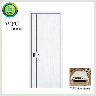 Bom preço. Porta contínua avaliado do núcleo do fogo de Upvc, uso de madeira liso do hotel da porta de WPC on-line