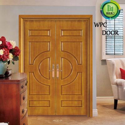 Bom preço. Uso resistente do hotel da largura das portas dobro 1400mm da entrada WPC da térmita on-line