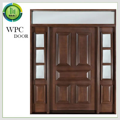 Bom preço. Portas de vidro de deslizamento exteriores das anti térmitas, porta de vidro da entrada de WPC on-line