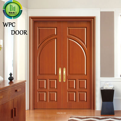 Bom preço. As portas dobro modernas de projeto WPC ateiam fogo - à largura resistente do escritório 1600mm on-line