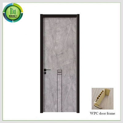 Bom preço. Uso composto do quarto da pele das portas internas WPC do estilo UPVC da casa on-line