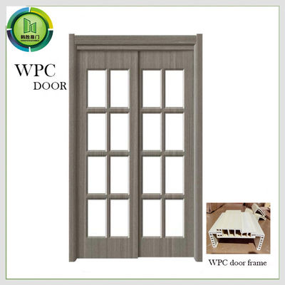 Bom preço. As portas interiores da porta deslizante de WPC ateiam fogo - ao uso aberto externo resistente da cozinha do sentido on-line