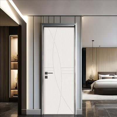 Bom preço. Preço de fábrica Porta WPC Solução ecológica e durável para residências e comerciais de baixa manutenção e design insonorizado on-line