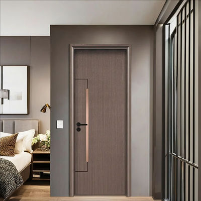 Bom preço. Porta WPC pintada durável e de baixa manutenção, porta oca com resistência superior e acabamentos de superfície personalizáveis para interiores on-line
