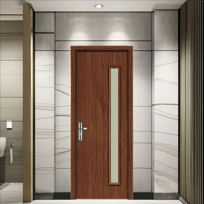 Bom preço. Porta de vidro WPC resistente à umidade com isolamento térmico e características à prova de cupins para interiores modernos on-line