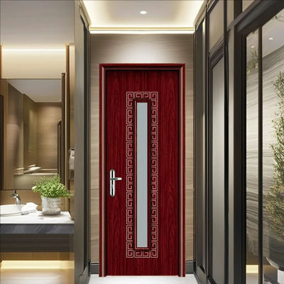 Porta de Vidro WPC à Prova de Cupins com Resistência Superior à Umidade e à Prova de Som para Aplicações Internas