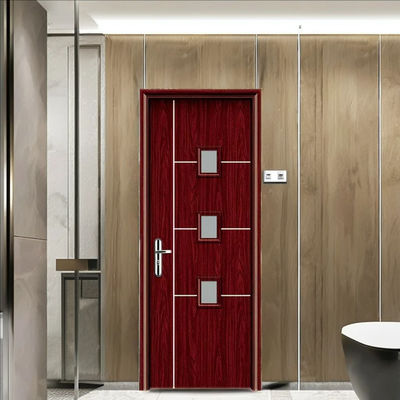 Bom preço. WPC porta de vidro solução de porta oca composta oferecendo características à prova de cupins e resistentes à umidade para residenciais e comerciais on-line