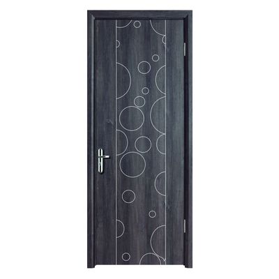 Bom preço. Porta interior WPC impermeável personalizável de fábrica com alta resistência à umidade e isolamento térmico para casas modernas on-line