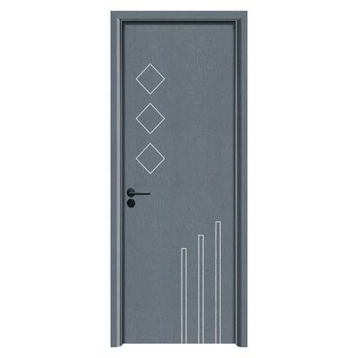 Bom preço. Solução de porta composta durável WPC Hollow Door com umidade superior e resistência à podridão, além de isolamento térmico energético on-line