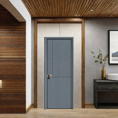 Bom preço. WPC porta interior núcleo oco porta resistente à água resistente a cupins perfeito para ambientes residenciais e comerciais on-line