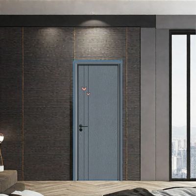 Bom preço. Porta oca WPC personalizável com resistência à umidade e propriedades à prova de som, adequada para ambientes residenciais internos on-line