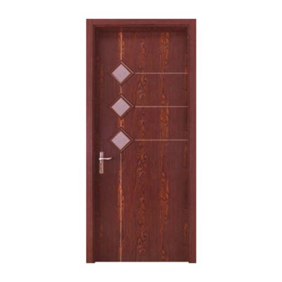 Bom preço. Porta de vidro WPC de espessura de 35/45 mm durável com isolamento sonoro e térmico para uso residencial e comercial on-line