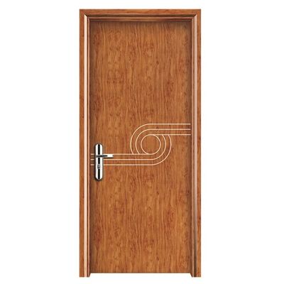 Bom preço. Porta interior WPC resistente à humidade e à prova de som com design composto oco para uso residencial e comercial on-line