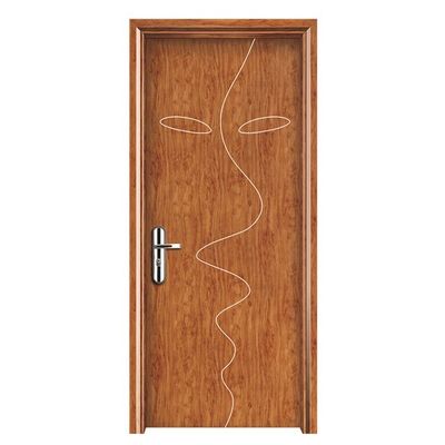 Bom preço. Porta oca WPC à prova de som e resistente à humidade com estrutura em compósito de madeira e plástico e opções de superfície personalizáveis on-line