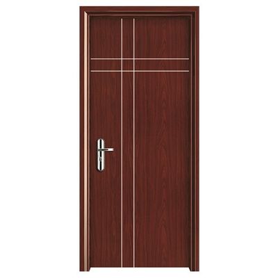 Bom preço. Modernas portas interiores de WPC com estrutura composta oca que oferece resistência à umidade, isolamento sonoro e térmico para aplicações interiores on-line