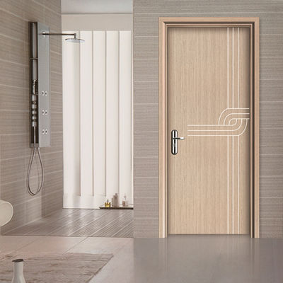 Bom preço. Porta interior WPC personalizável Material composito oco impermeável Retardante de fogo com excelentes propriedades de isolamento acústico e térmico on-line