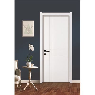 Bom preço. Porta de WPC resistente à humidade e à prova de som com acabamentos personalizáveis para uso interior on-line