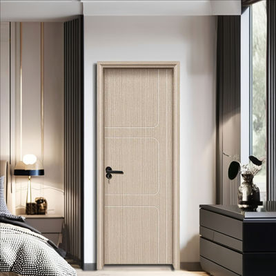 Bom preço. Porta interior WPC de composição oca que oferece durabilidade, resistência à umidade e excelente isolamento térmico para ambientes interiores confortáveis on-line