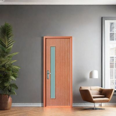 Bom preço. Portas de vidro WPC duráveis Portas compostas ocas com resistência a cupins resistência a mofo e características de isolamento térmico para interiores residenciais e comerciais on-line