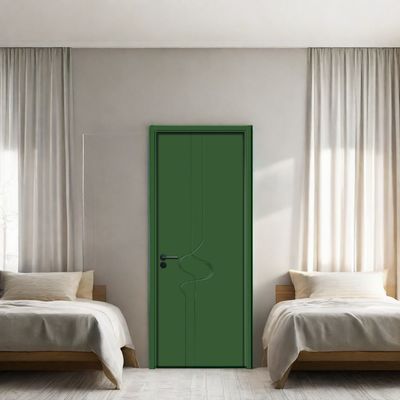 Bom preço. Porta Oca WPC de Design Moderno com Fechadura de Embutir e Tamanho Padrão 2100*600*45mm para Uso Interno on-line