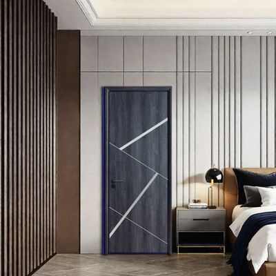 Porta oca WPC resistente a cupins de baixa manutenção com comprimento de 2100 mm para várias salas