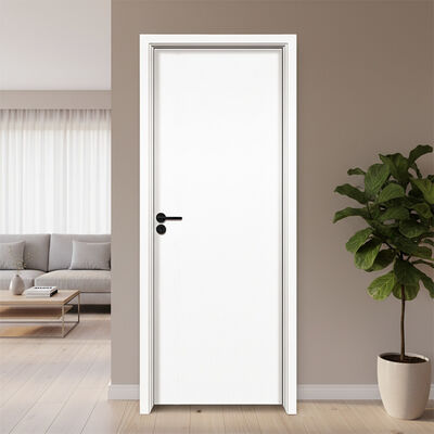 Bom preço. Porta WPC de pintura de alta durabilidade com resistência à umidade e umidade, adequada para uso residencial e comercial interno on-line