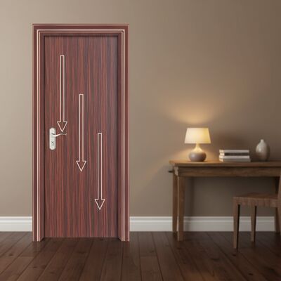 Porta Oca Ecológica de WPC com Propriedades à Prova de Cupins e Mofo para Projetos de Construção Sustentável