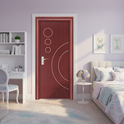 Bom preço. Porta Oca de WPC Durável com Resistência Superior e Propriedades de Isolamento Térmico Projetada para Uso Residencial e Comercial Interior on-line