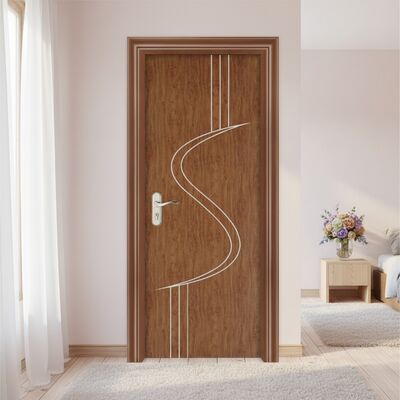 Bom preço. Portas ocas WPC à prova de cupins com isolamento térmico e resistência à umidade para uso residencial e comercial on-line