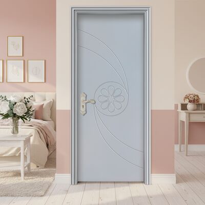 Bom preço. Pintura porta WPC com resistência à umidade e à podridão ideal para interiores residenciais e comerciais durável e de baixa manutenção on-line