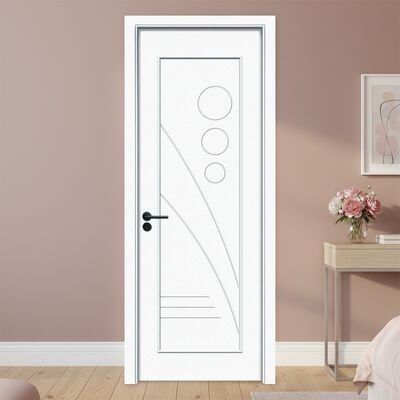 Porta Interior WPC Resistente à Humidade Porta Composta Oca com Isolamento Térmico Isolamento Acústico e Resistência a Mofo e Cupins para Interior