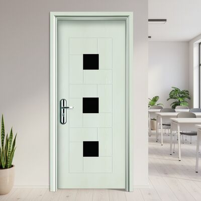 Energia WPC Porta oca com isolamento térmico e características à prova de mofo concebido para ambientes residenciais e comerciais