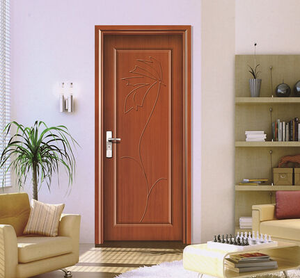 Bom preço. Finitura suave Interior Porta de plástico de madeira Durável Estilizado Design moderno Adequado Aplicações residenciais comerciais on-line
