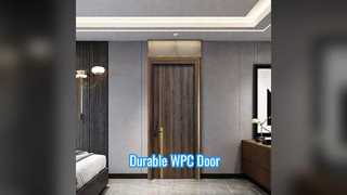 Manutenção resistente à umidade forte da porta oca de WPC baixa