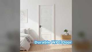 Umidade durável durável da porta interior de WPC à prova de som