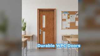 Portas interiores WPC duráveis ​​para casas modernas