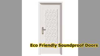 Portas interiores duráveis ​​Eco de WPC amigáveis ​​& à prova de som