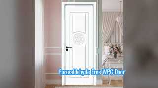 Duráveis ​​livres do formaldeído da porta interior de WPC