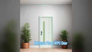 Porta oca WPC à prova de umidade e à prova de som