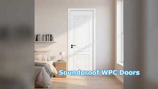 Portas interiores WPC com isolamento térmico à prova de som