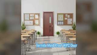 Bens ocos da prova do molde da térmita da porta de WPC