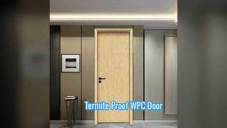 Baixa manutenção da prova oca do molde da prova da térmita da porta de WPC